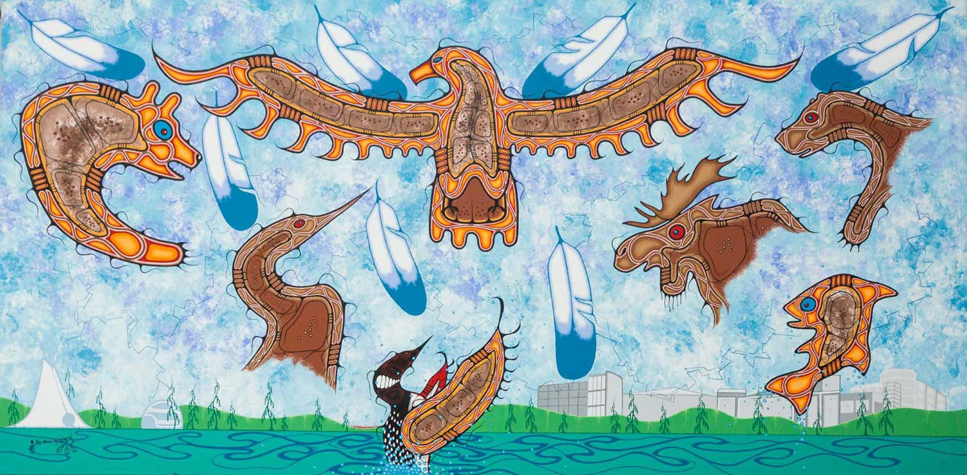 Jay RedBird Mural